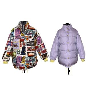 Herno Printed Reversible Down Puffer Jacket
